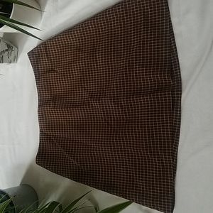 Wilfred Checked Miniskirt